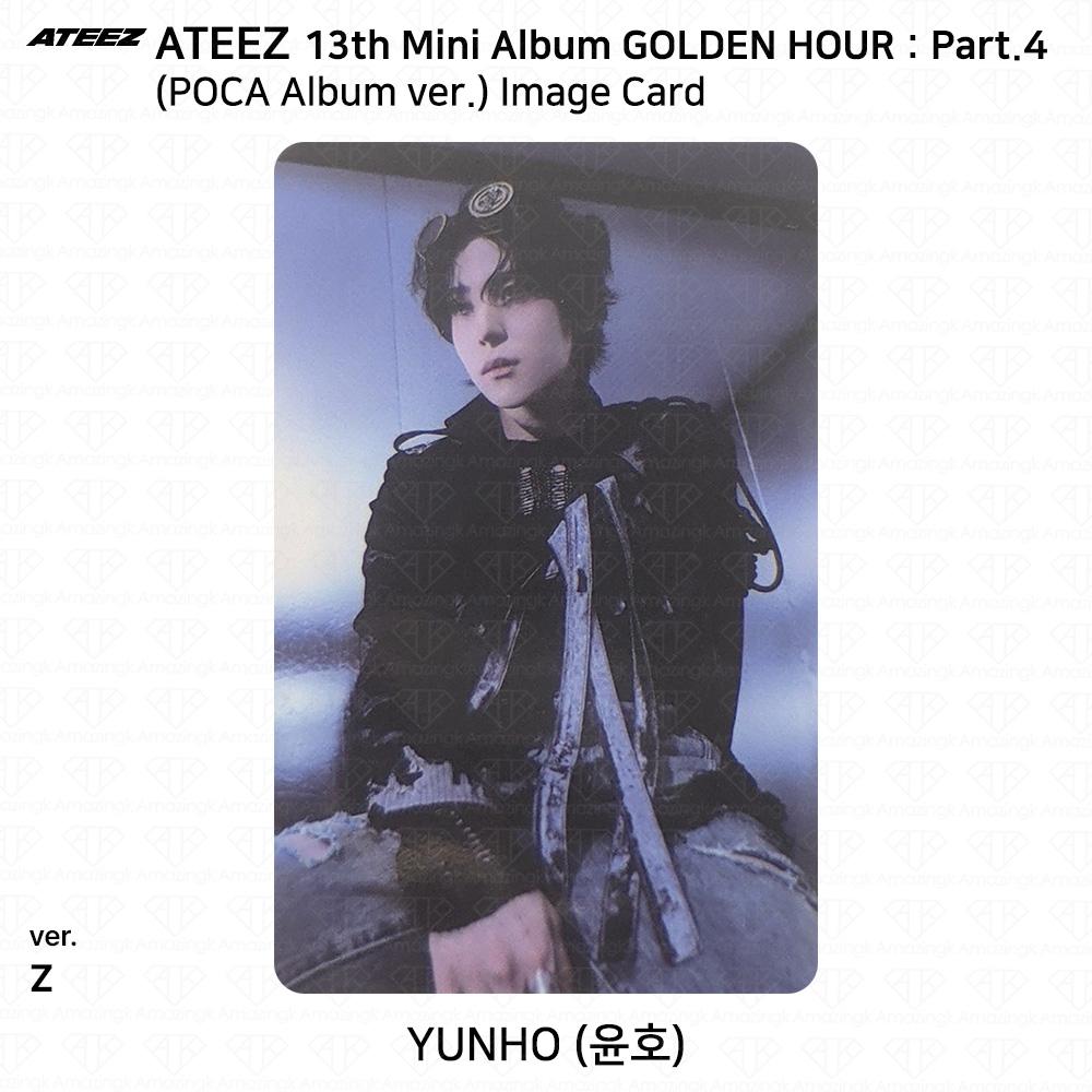 ATEEZ 13-й мини-альбом Golden Hour Часть 4 POCA Альбом версия. Фотокарта