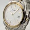 SEIKO 7N32-0151 Мужские часы Seiko Кварцевые Рабочие Батарея заменена [T43]