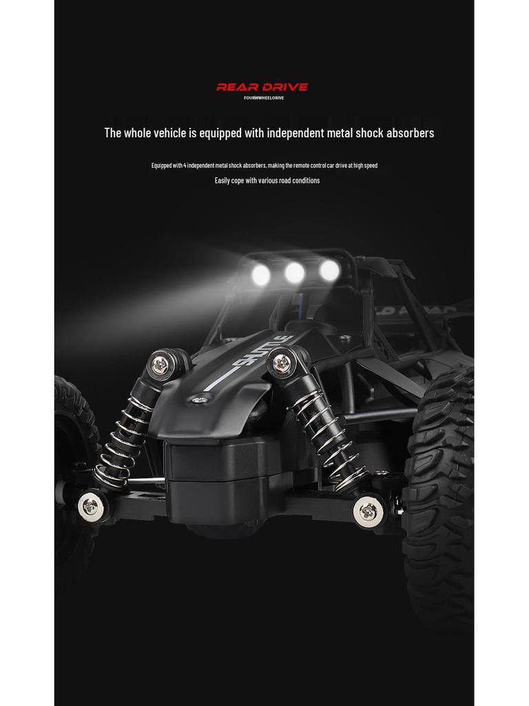 1:20 Сплав Внедорожный Радиоуправляемый Автомобиль: Бигфут-альпинист с пультом 2.4G, подсветкой и возможностями дрифта.
