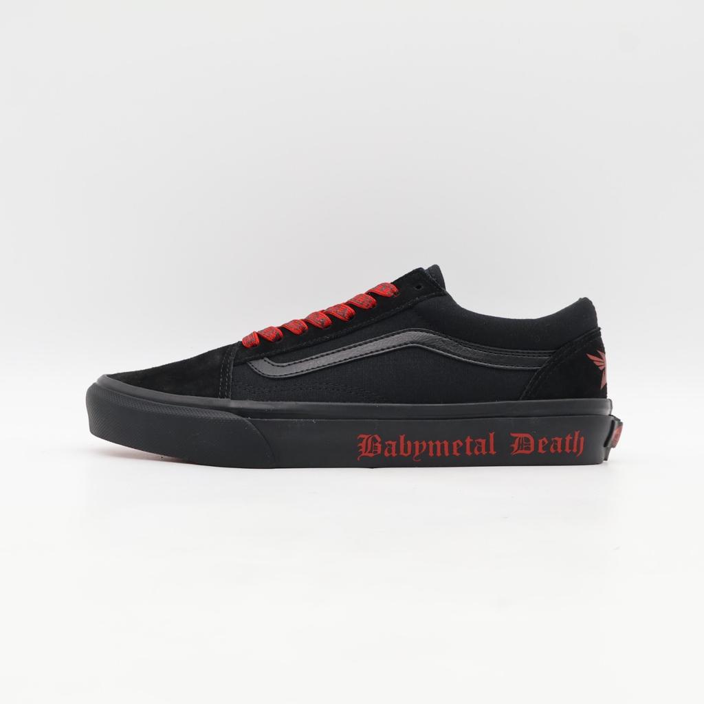 703000-0001 BABYMETAL Vans Old Skool Черный Красный (V36CF BABYMETAL) (Мужской)