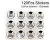 12 Stickers/Pack 12 Stickers/Sheets Transparent Happy Graduation Party Supplies DIY Envelope Seals Waterproof