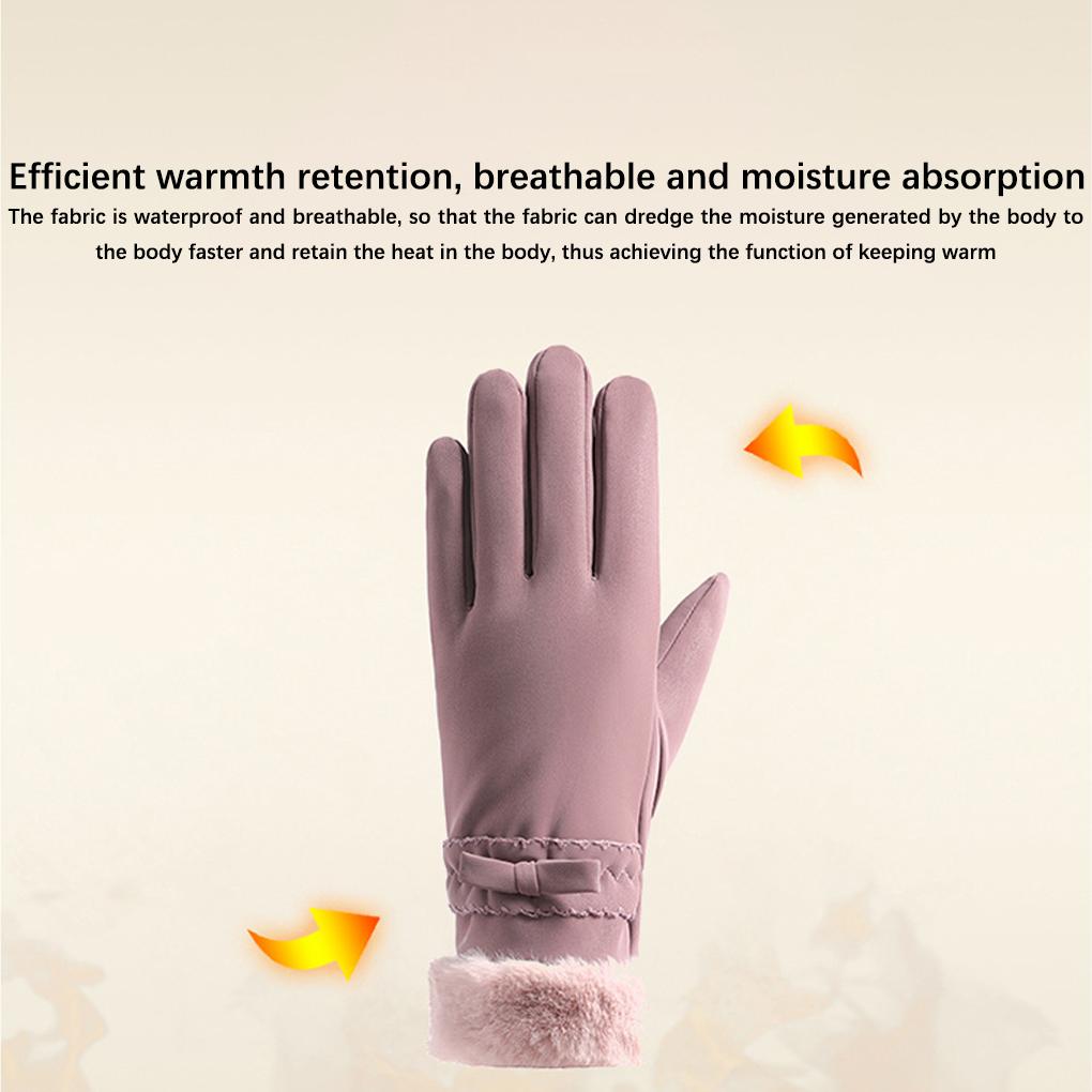Зимние перчатки, сохраняющие тепло, красивая девушка, чехол для рук, сенсорный экран, велосипедные женские перчатки, аксессуары для одежды, женские грелки для рук