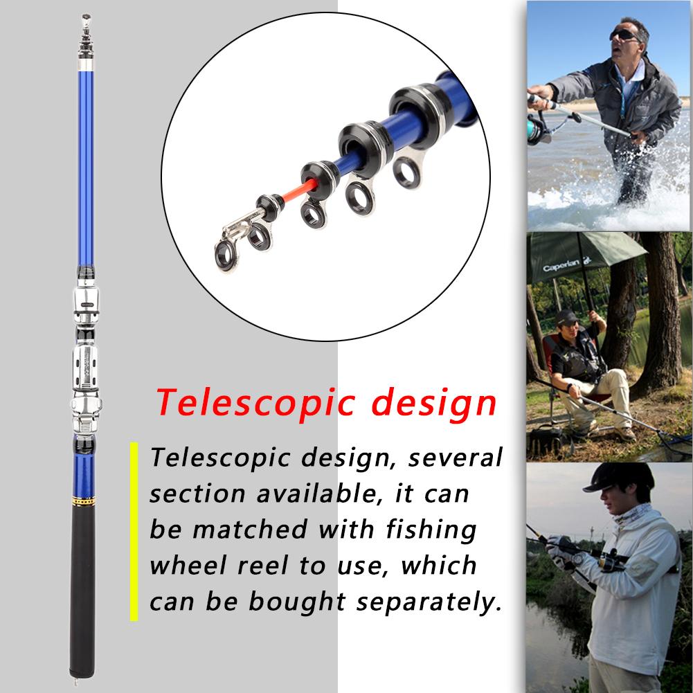Мини Телескопическое Удилище из Стекловолокна Сверхлегкое Кастинговое Рок Морское (1.8м)
