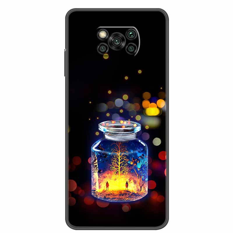 Чехол для Poco X3 Pro Крутой Силиконовый ТПУ Мягкий Печатный Чехол для Телефона Для Xiaomi Poco X3 NFC Чехол Funda Pocophone X3 Pro PocoX3 Pro Capa