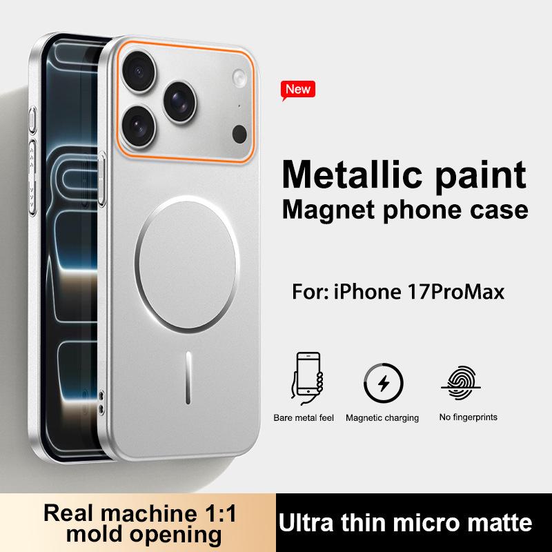 Совместимый с Apple 17 Pro Max, этот окрашенный чехол с полным покрытием и защитой от падений оснащен точным кольцом с магнитным креплением.