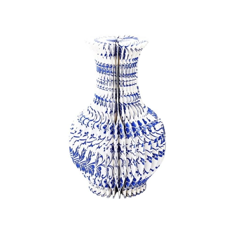 Handmade Honeycomb Paper Vase Decorative Tabletop Decor  Living Room