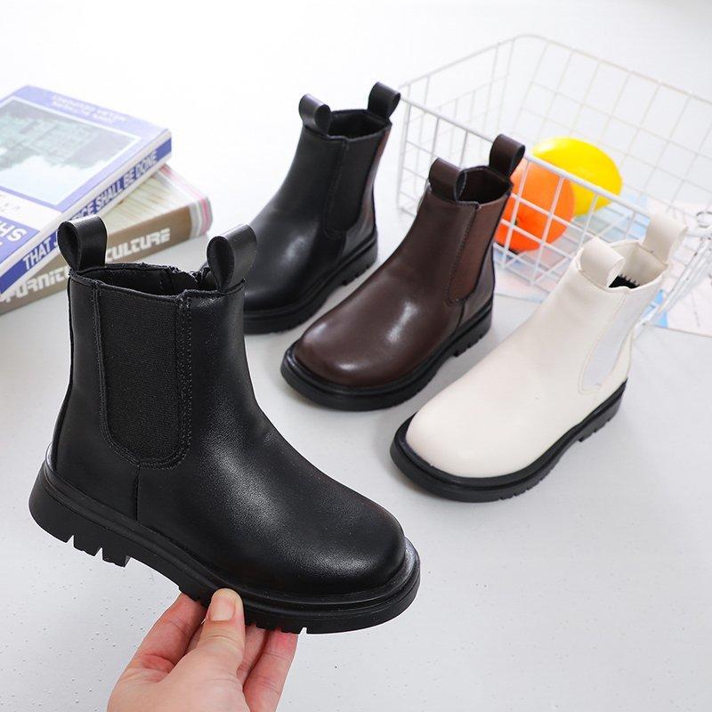 Kids Boots Girls Chelsea Boots Fashion Classic Children Boots Street Popular Ins Hot Autumn Winter 2024 Brand New Rubber Sole