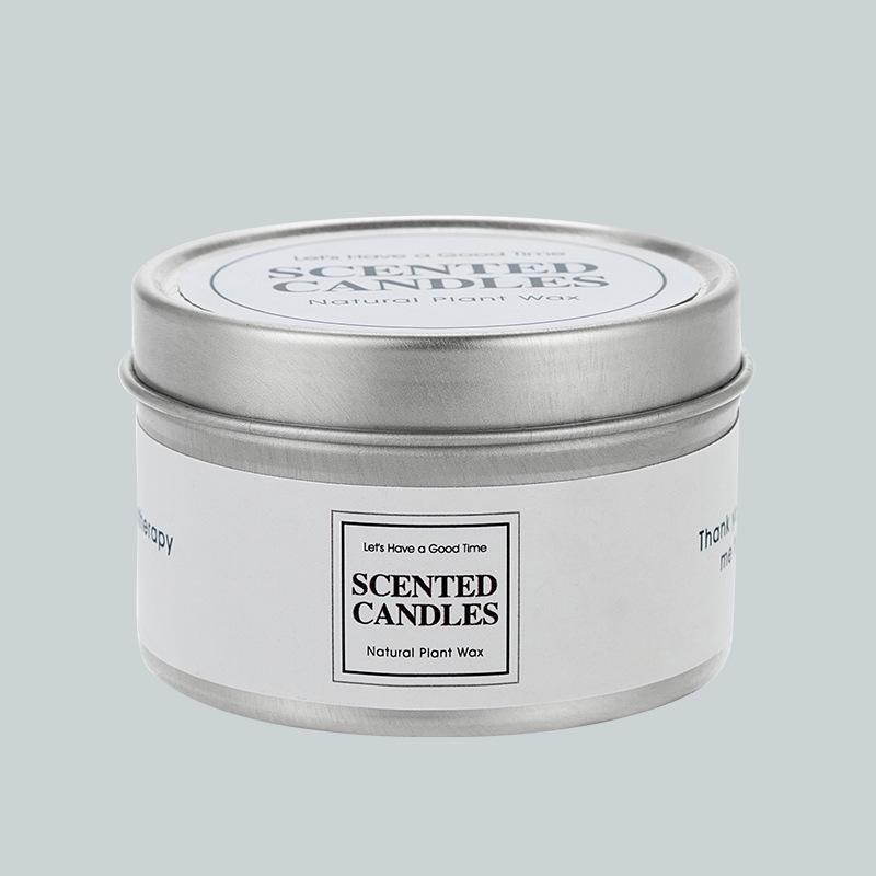 High-Quality Tinplate Aromatherapy Candles: Long-lasting and Elegant Scented Decor for Birthdays and Bedrooms