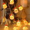 Santa Claus Christmas String Lights - Battery Operated (batteries Not Included), 150cm, 10 LEDs