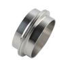 Broyear NEW 2" 2.5" 3" 3.5"  51mm 57mm 63mm 76mm Self Aligning Male/Female V-Band Vband Clamp CNC Stainless Steel Flange Kit