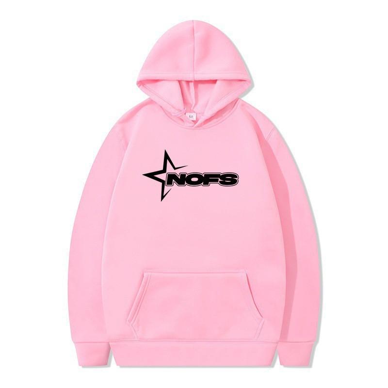 Oversized Letter Print Hoodie Men Women Hip Hop Streetwear Casual Pullover Sweatshirt