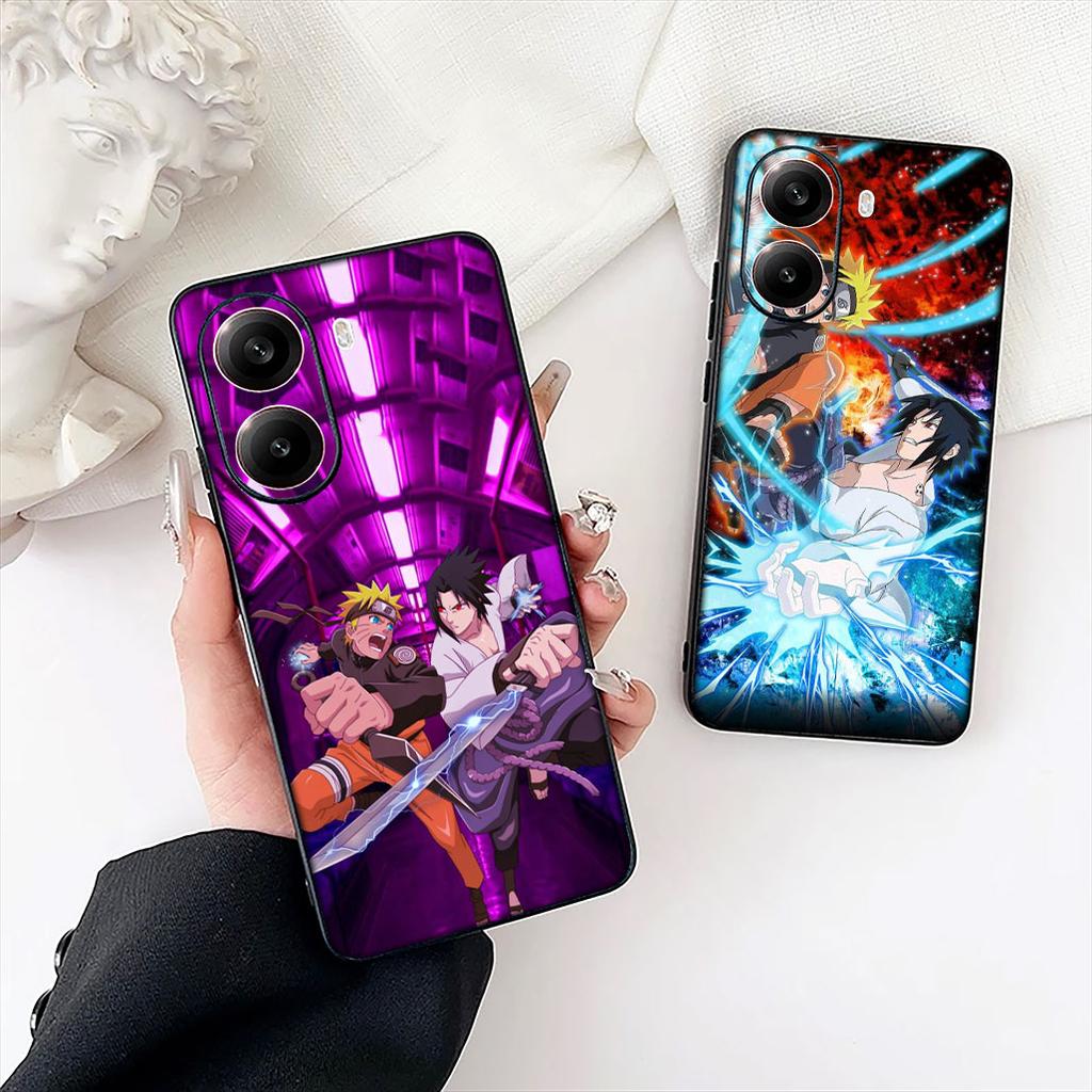Чехол для телефона Наруто Шикамару Учиха Саске для Xiaomi Redmi 15C 15 A5 9A 9C NFC 9T Note 9 8 8T 4G 5G Защитный чехол