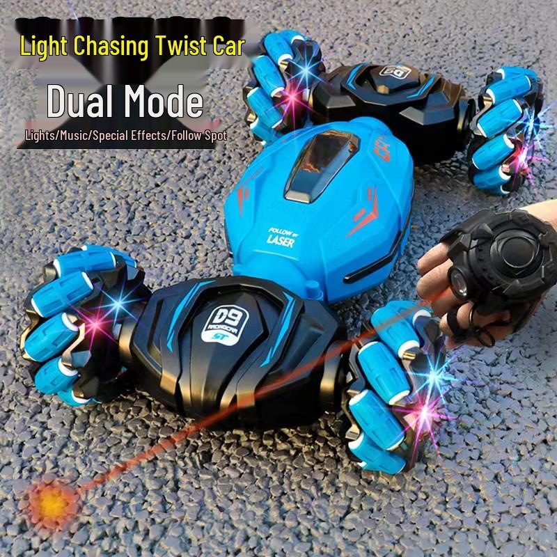 Инфракрасная трюковая машина для лазания по стенам с функцией следования за светом и дистанционным управлением - Детская игрушка