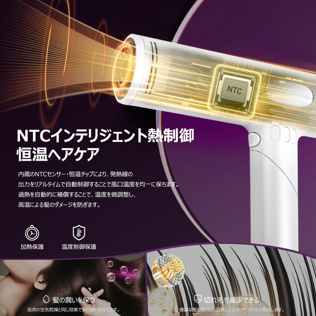 Hair Quick Negative Ion Hair Large Air LCD Temperature Air Volume Air Time 2 Types of Storage PSE Home Gift Dryer, Drying, Dryer, Volume, Light,