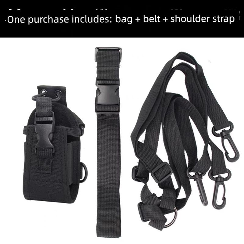 Intercom Outdoor Unit Hanging Cover Waist Bag Protective Cover Security Tactical Belt Phone Bag Sports Accessory Bag Belt Hanging