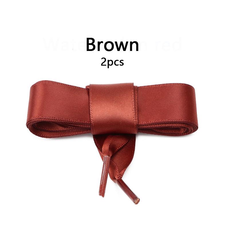 Радужная шелковая лента, красочные шнурки, конфетный градиент, атласные плоские шнурки для обуви, ботинки, женские кроссовки, шнурок шириной 2 см, шнурок