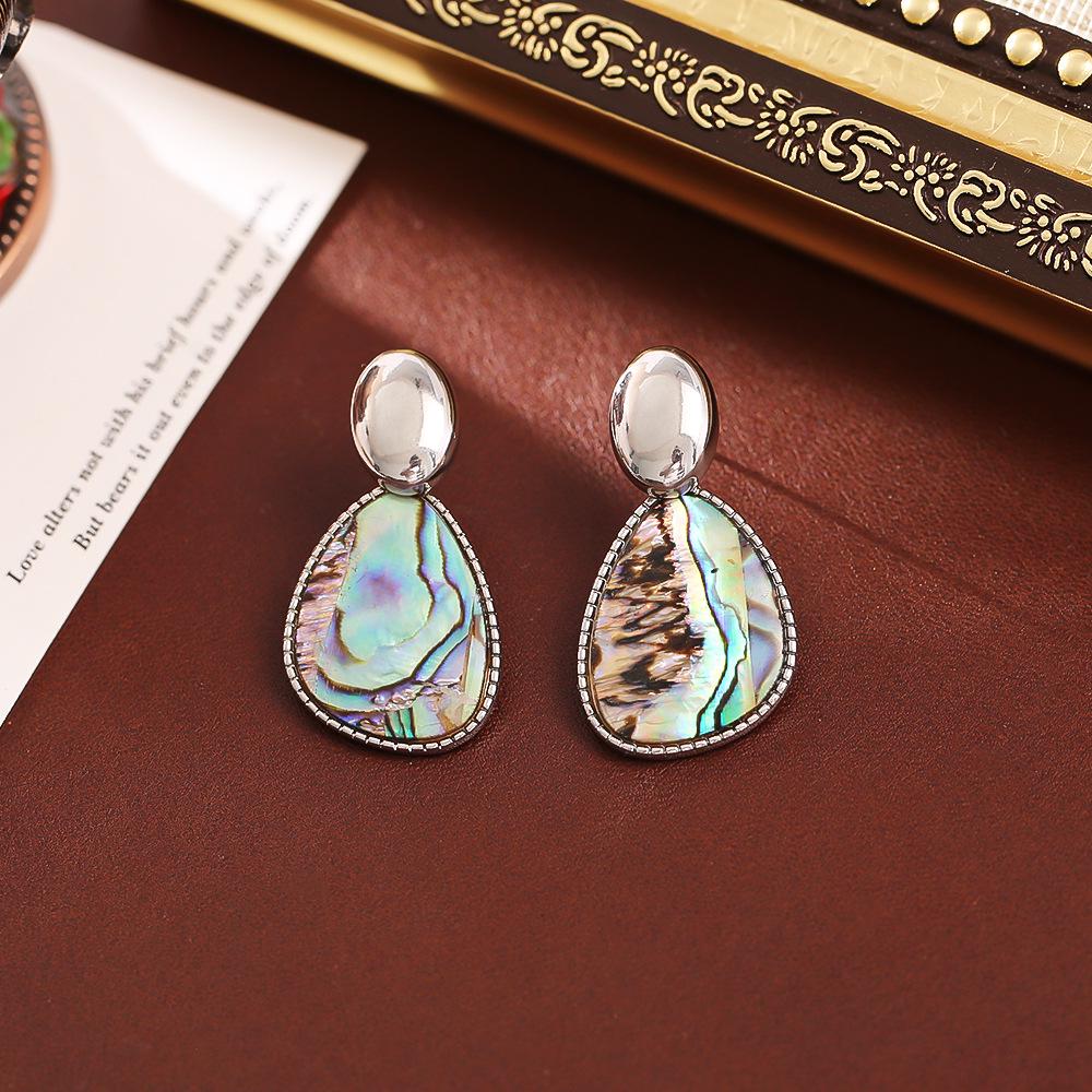 Элегантные Потрясающие Неправильные Серьги-Гвоздики из Перламутра - Высококлассный Европейский и Американский Стиль INS