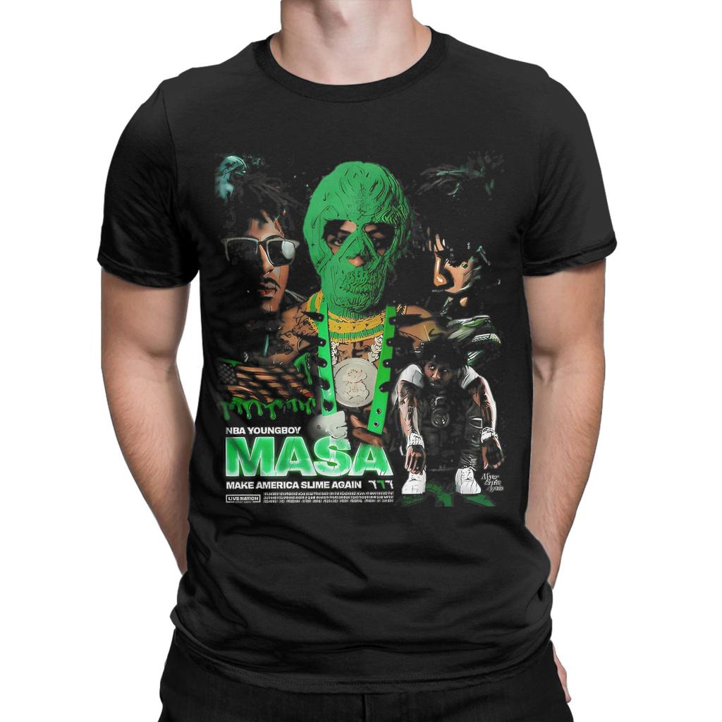 Men Women New Arrival Rapper Young Boy Never Broke Again MASA Tour 2025  Tee T Shirt Pure Cotton  T-shirts Clothes