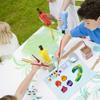 Silicone Craft Mat Large Children Drawing Mat With Detachable Cup 19.6x16.9x0.7in Nonslip Craft Pad For Painting Resin Crafts