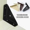 5Pcs Corner Brace Brackets Rustproof Corrosion Resistant Simple Installation 90-Degree Triangle Gusset Corner Brace Fasteners