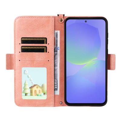 Кожаный чехол для Samsung Galaxy A15 5G/4G с магнитной застежкой, кошельком-подставкой, чехол для телефона с ремешком через плечо