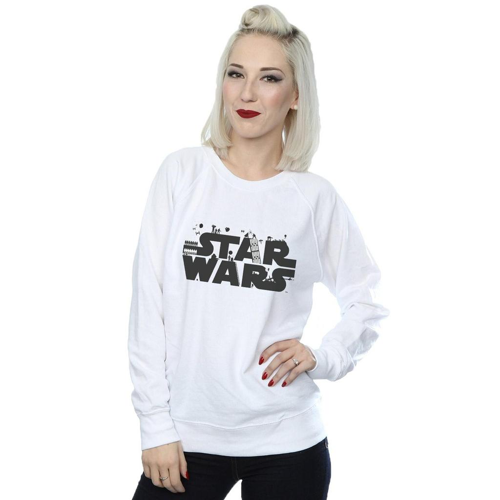 Star Wars Womens/Ladies Minimalist Logo Sweatshirt