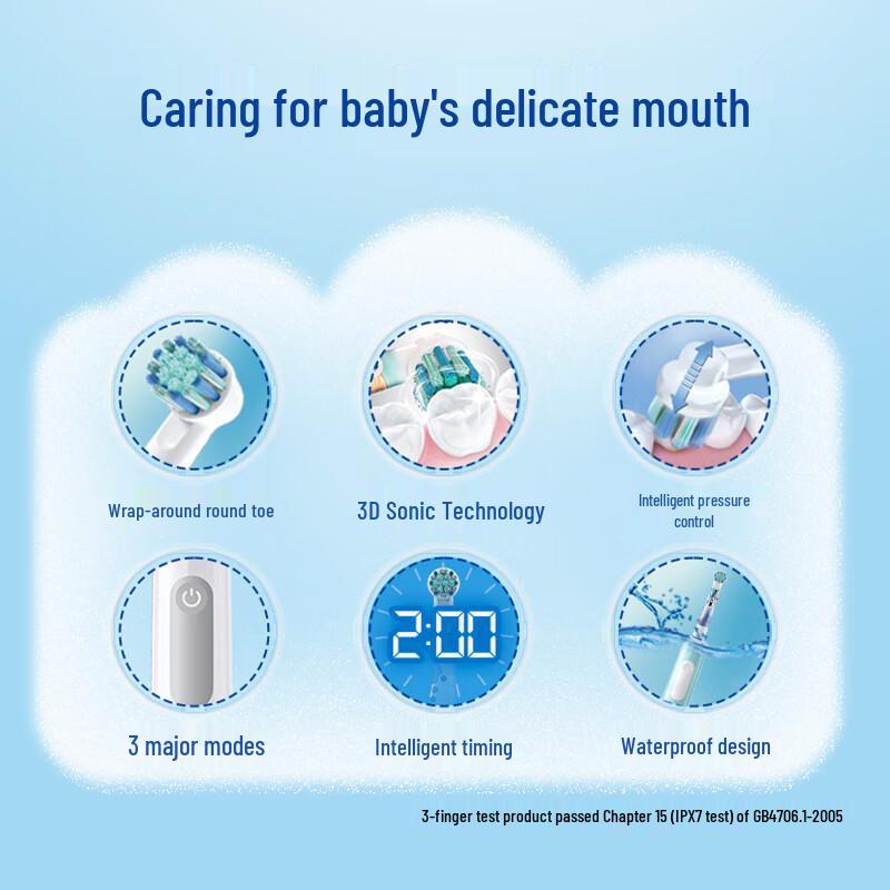 Oral-B Электрическая зубная щетка Pro 1 для детей, издание «Холодное сердце»