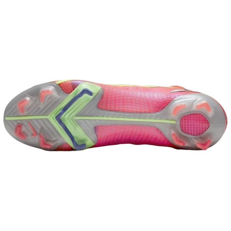Nike Кроссовки унисекс Mercurial Superfly 8 Elite FG Bright Crimson Indigo Burst Оранжево-белый металлик-серебристый CV0958-600