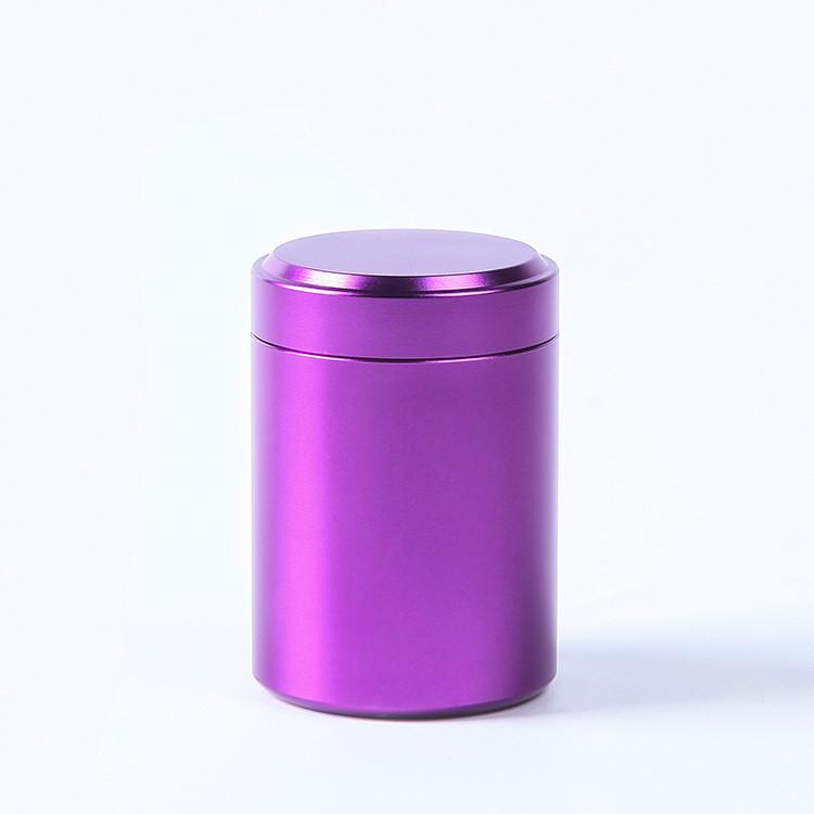 Mini Airtight Smell Proof Container Quality Stainless Steel Tea Cans Herb Stash Jar Tea Coffee Storage Box Tea Caddies Box