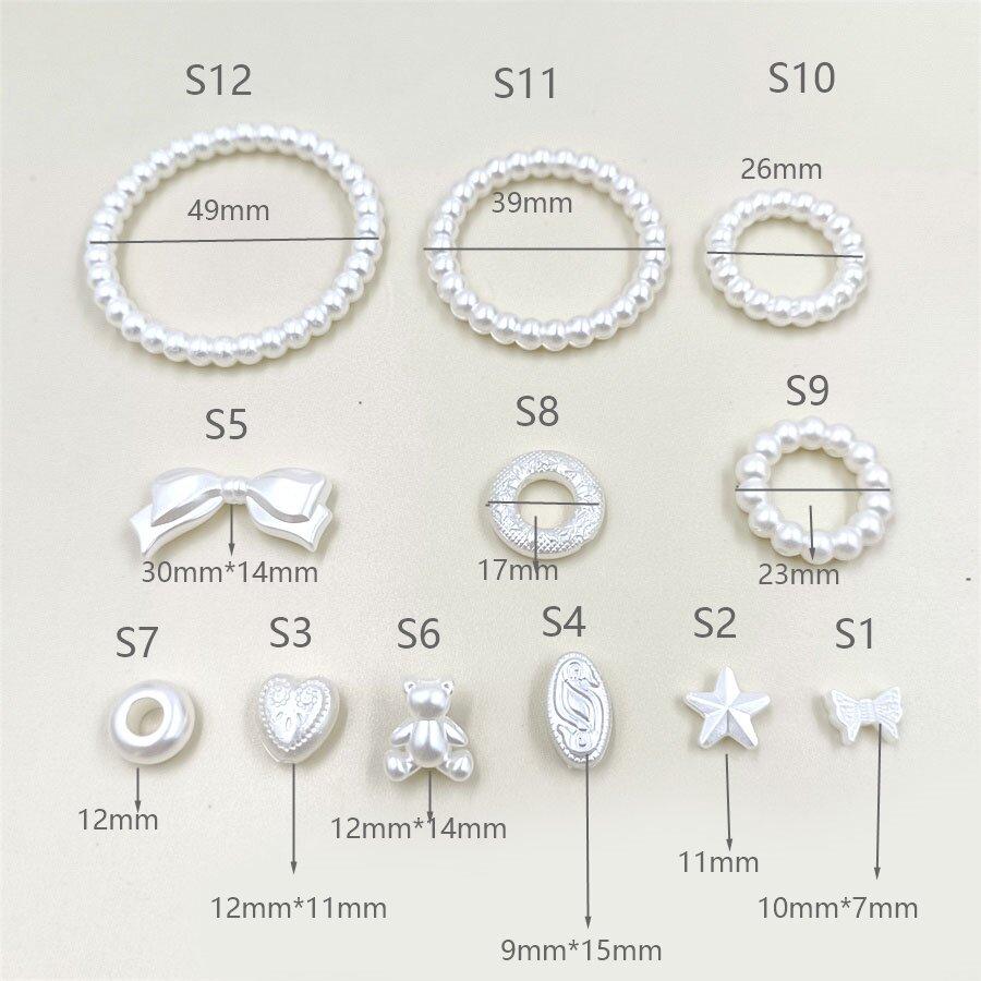 Товары для дома и вечеринок Браслет DIY Материал из бисера 10/50/100 шт. Многообразные бусины Модные АБС-пластики Изготовление ювелирных изделий Ожерелье с искусственным жемчугом