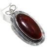 Ювелирный кулон из стерлингового серебра 925 пробы с натуральным красным лабрадоритом 2,48 дюйма u9P09