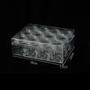 20g Split Bottle Large High Transparent 12 Grid Set Small Item Storage Box Drug Creative Diamond Box Spiral Jewelry Storage Box