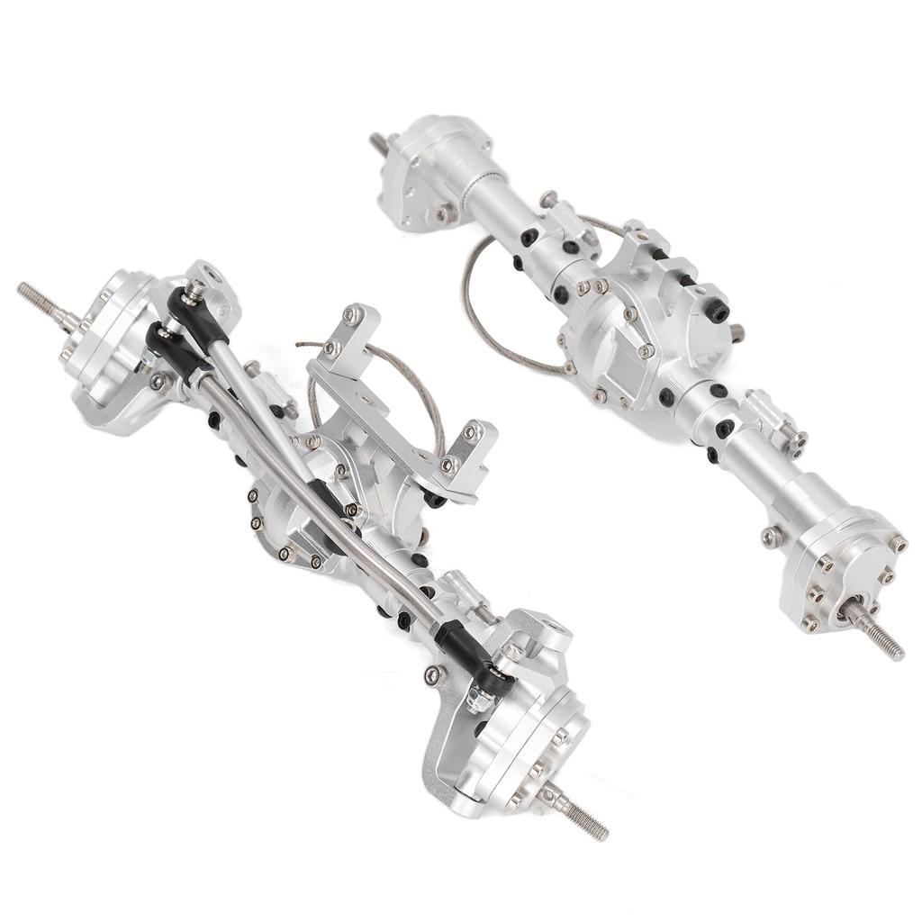 Комплект передних и задних мостов RC Portal с педальным сервоприводом из алюминиевого сплава для Axial SCX10 I II III AXI03007