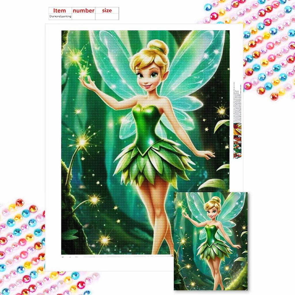 Алмазная вышивка своими руками Фея цветов Набор для вышивания крестом Мозаичное искусство Алмазная живопись Полная выкладка Алмаз Домашнее украшение