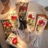 LOVE Rose Packaging Bags Transparent Flower Wrapping Paper Gifts Bouquet Plastic Bag