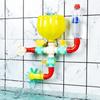 QWZ Новые DIY Монтессори Детские Игрушки для Ванны Водяной Распылитель Вращающаяся Струя Воды Игра Игрушка для Ванны Для Детей от 1 до 4 Лет Подарок