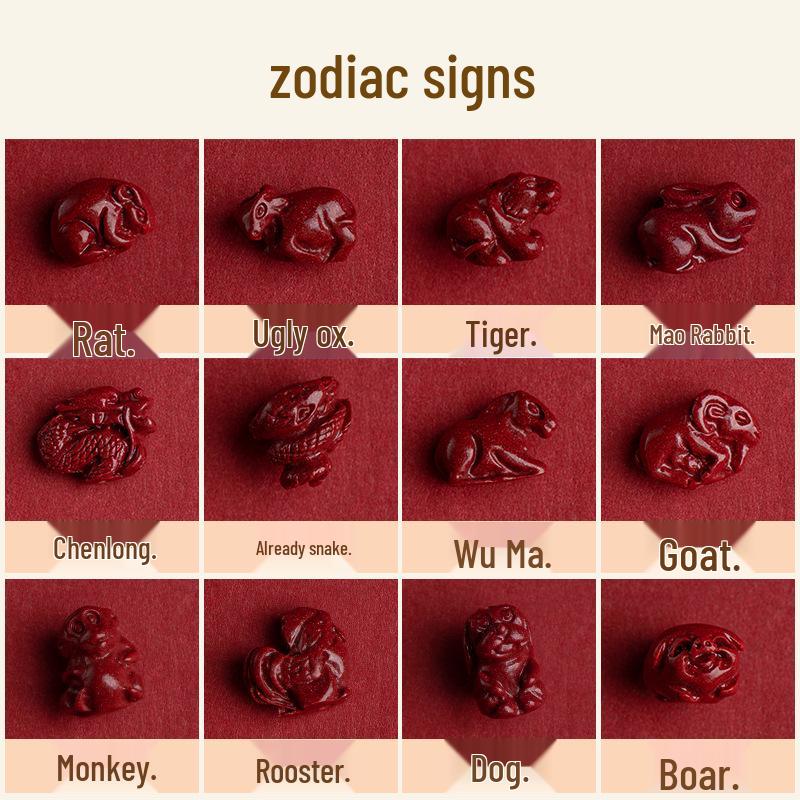 Браслет-браслет на лодыжку с красной нитью и знаком зодиака Киноварь, Год Змеи, Регулируемый, Подарок для мужчин и женщин