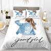 Fashion Girl European and American Modern Trend Girly Comfortable Duvet Cover Pillowcase Bedding Set Children Bedroom Decoration