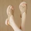 Cross-strap Platform Sandals Women's 2025 Summer New Women's Shoes White Sandals Roman Beach Sandals Children's Summer