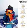 1PC Custom Name "Fire Ice Basketball Leap" flannel blanket versatile,all-season throw suitable for the living room,bedroom,camping,travel,and gift