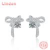 Линдон стерлингового серебра 925 пробы муассанит циркон серьги серьги-капли для женщин подарки на свадьбу