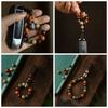 Charm Wooden Beaded Pendant Tibet Beads Lanyard Creative Car Key Ring  Backpack Decor