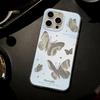Чехол для телефона Feather Luster для Samsung A53 A14 A33 A12 A32 S24 S23 Plus S20 S21 FE для iPhone 17 15 16 13 Pro 17 16 Pro Max Чехол для телефона с бабочкой и бантом