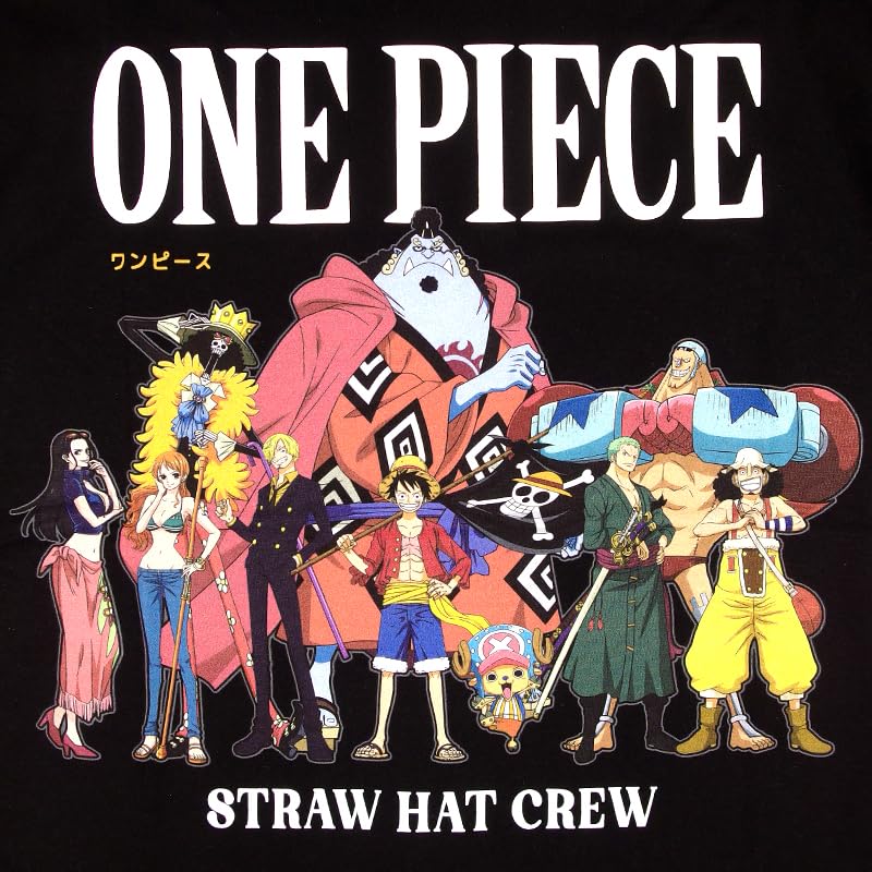 EVERSOUL ONE PIECE Short Straw Hat Character Anime Movie Size M T-Shirt, Sleeve, Pirates, Luffy, Chopper, Zoro, Sanji, Nami, Merchandise, Tee, Men's,