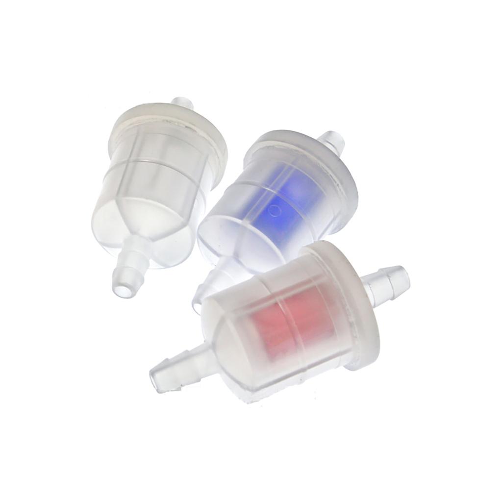 6.5mm 1/4inch Universal Small Engine Fuel Filter for Motorcycle / Car Scooter ATV / Lawn Mower, Plastic Gasoline Strainer