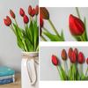 Искусственный цветок тюльпана Real Touch, 7 головок, искусственный букет, искусственный цветок для свадебного украшения, цветы, домашний декор для вечеринки