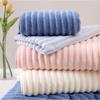 Ultra Soft and Highly Absorbent Knitted Coral Towel, Thickened Coral Velvet Textiles Bath Towel Bathroom Supplies