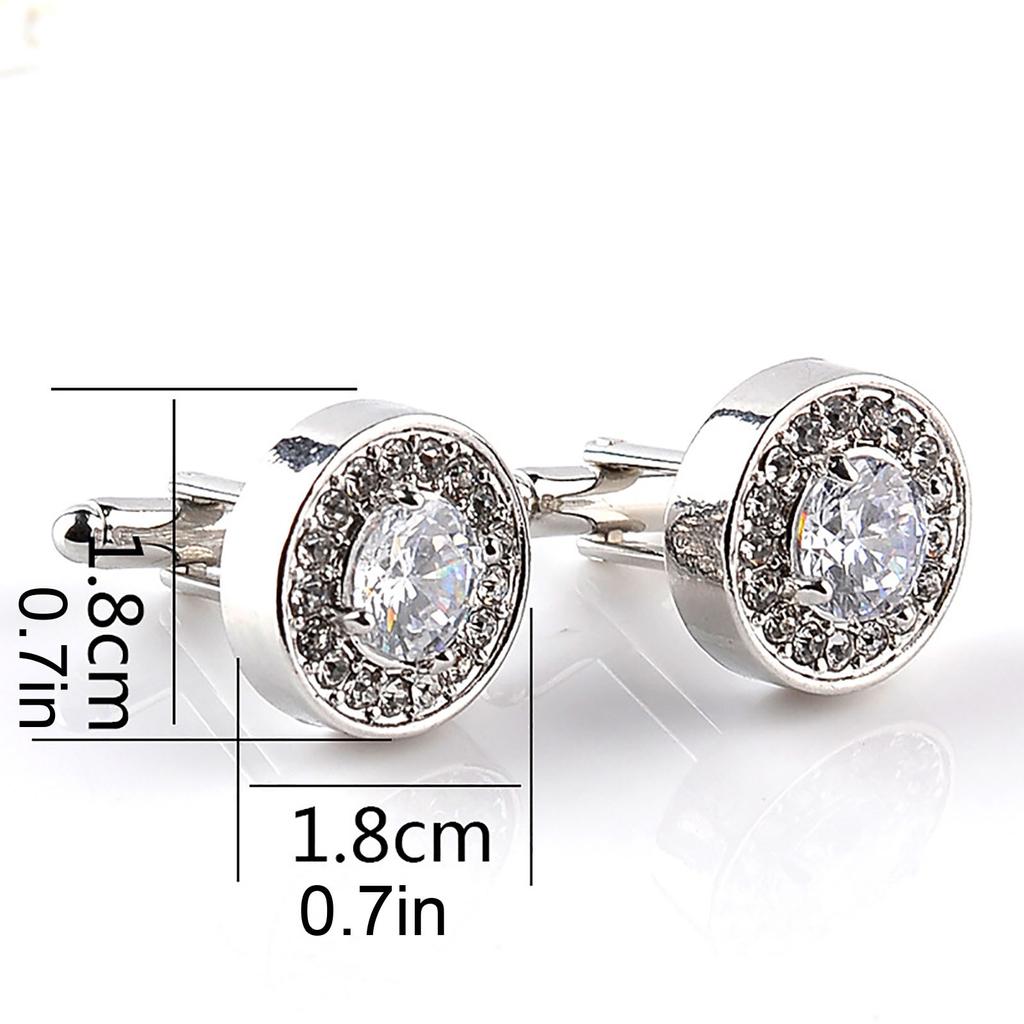 Новые запонки - модные французские запонки с бриллиантами - манжеты для ногтей