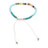 Handmade Beaded Bracelet Colorful Chakra Bracelet Healing Balance Natural Stone Bead Bangles for Positive Energy