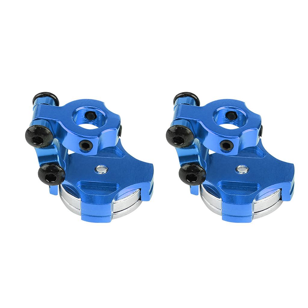 2 шт. Аксессуары для модельных машин Металлические Магнитные Скрытые Крепления для кузова для Радиоуправляемой машины (Темно-синий)